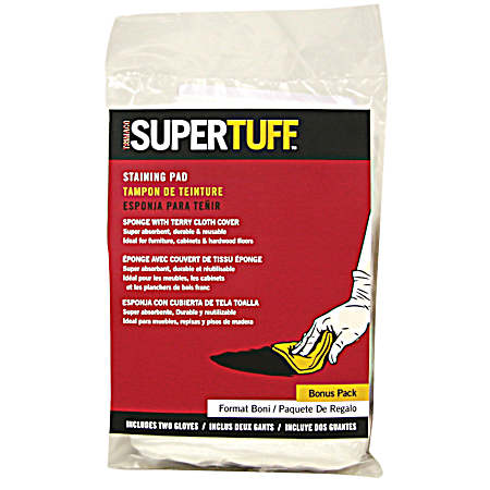 SuperTuff Staining Pad w/ Gloves