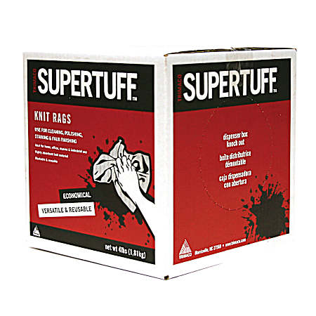SuperTuff White Knit T-Shirt Painter's Rags - 4 lbs