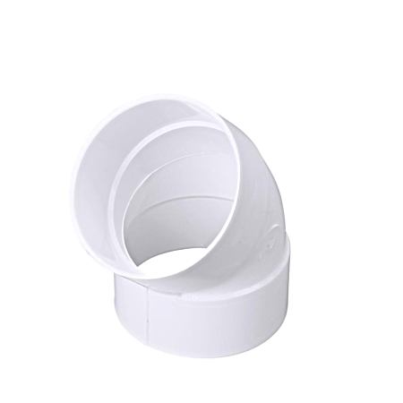 PVC Sewer 45-Degree Elbow