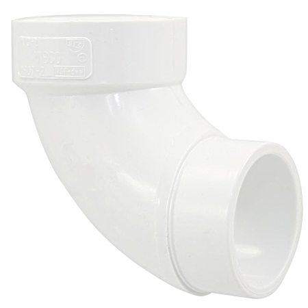 4 in. PVC 90-Degree Sanitary Street Elbow