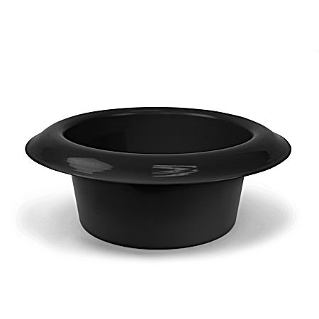 16 qt Black Universal Round Tire Feeder