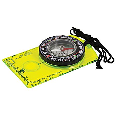 Hi-Vis Deluxe Map Compass
