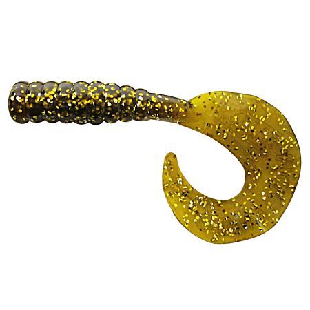 Mogambo Grub 6 in Rootbeer Flake Musky Bait - 10 Pk