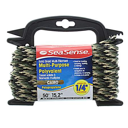 50 ft Camo Solid Braid Rope