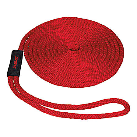 15 ft Red Solid Braid Rope