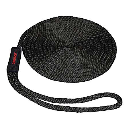 15 ft Black Solid Braid Rope