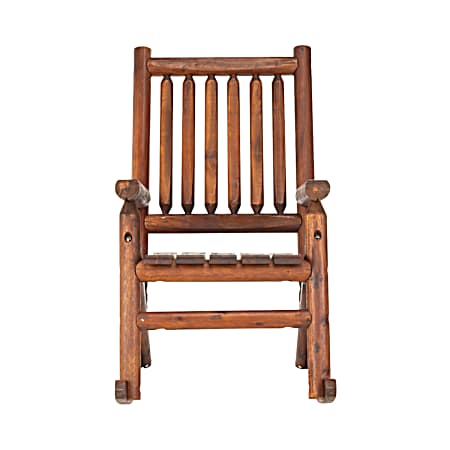 Amber-Log Single Porch Rocker