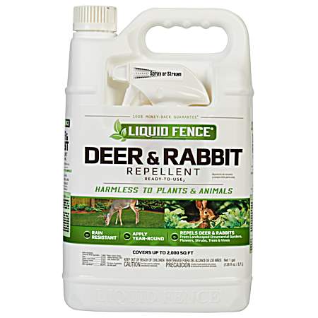 1 gal Ready-To-Use Liquid Deer & Rabbit Repellent