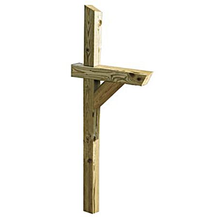 6-ft Pressure Treated Southern Yellow Pine Mailbox Post