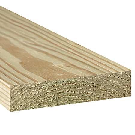 2 in x 8 in Treated Lumber