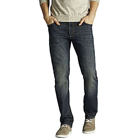 Men's Big & Tall Extreme Motion Maverick Straight Fit Tapered Leg Jeans