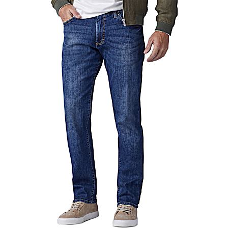 Men's Big & Tall Extreme Motion Maddox Straight Fit Tapered Leg Jeans