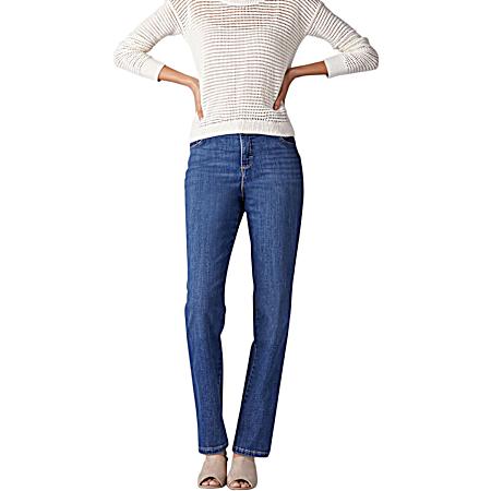 Women’s Seattle Instantly Slimming High Rise Relaxed Fit Straight Leg Medium Jeans