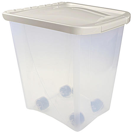 25 lb Plastic Pet Food Storage Container