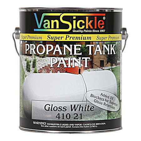 Super Premium 1 gal Gloss White Propane Tank Paint