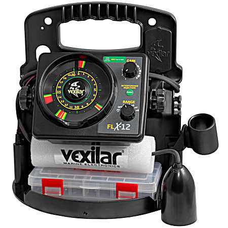 Ice Pro FLX12 Fish Locator w/ 12 in IceDucer Transducer