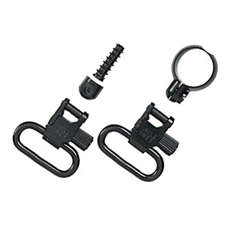 1 in Black Quick Detach Super Sling Swivels for Winchester and Marlin Lever Action Rifles
