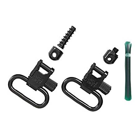 1 in Black Quick Detach Super Sling Swivels for Marlin & Mossberg Rifles