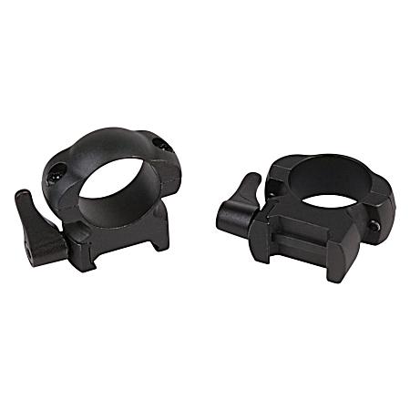Lever Lok Top Mount Rings - 1 In./Medium/Matte