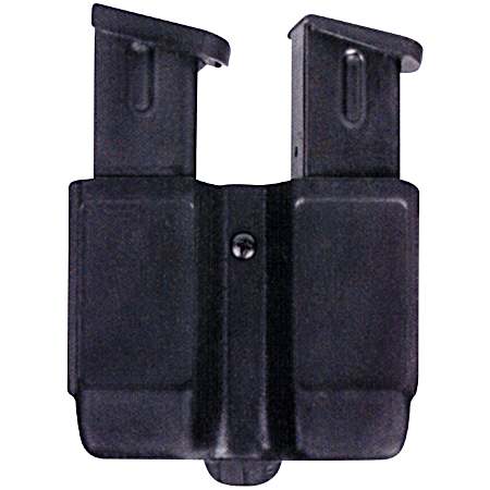 Black Double Row Double Magazine Case