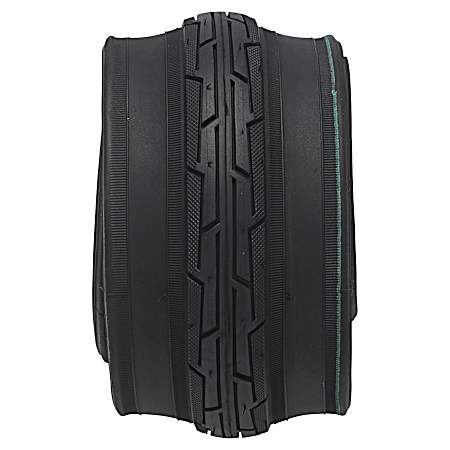 Black Flat Defense Road Bike Tire