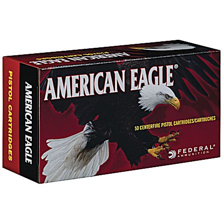 .38 Super American Eagle 115 Grain Centerfire Handgun Cartridges - 50 Rounds