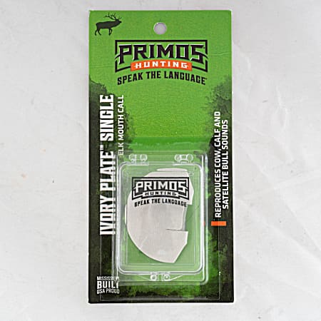 Ivory Plate™ Single Elk Call