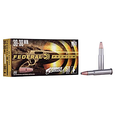 .30-30 Winchester HammerDown Centerfire Cartridges - 20 Rounds