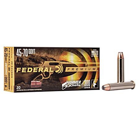 .45-70 Government HammerDown 300 Grain Rifle Cartridges - 20 Rounds