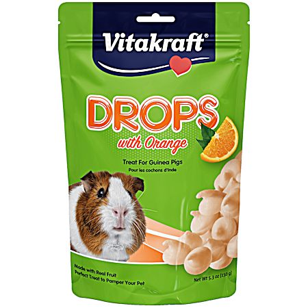 5.3 oz Drops w/ Orange Guinea Pig Treat