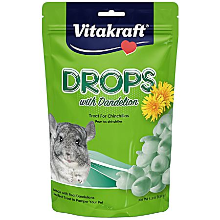 5.3 oz Drops w/ Dandelion Chinchilla Treat