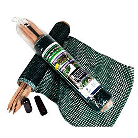 Garden-Net Fence w/ Pocket-Net 2 ft X 25 ft Green Fencing Material