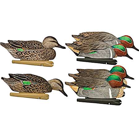 Topflight Green-Winged Teal Duck Decoys - 6 Pk
