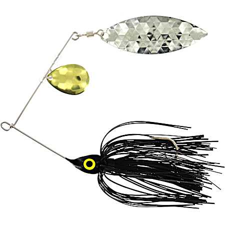Game Getter Black Colorado & Willow Blade Spinner Bait