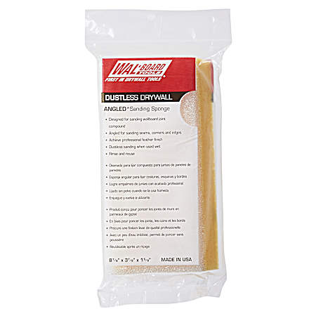 Angled Dustless Drywall Sanding Sponge