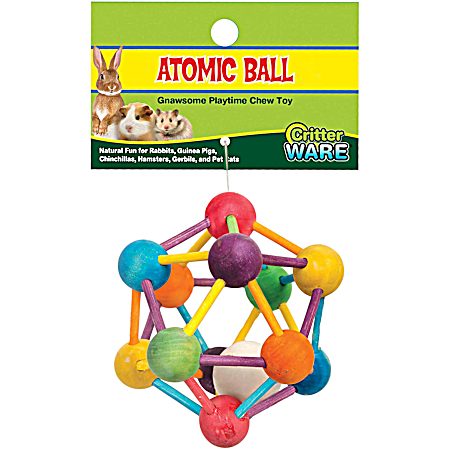 Large Atomic Ball Gnawsome Chew Toy for Small Animals