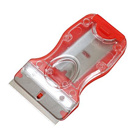 Mini Glass Scraper 2 in. - Red