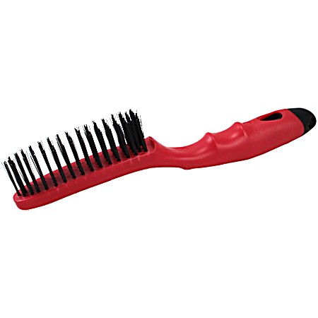 Steel Wire Brush - Red