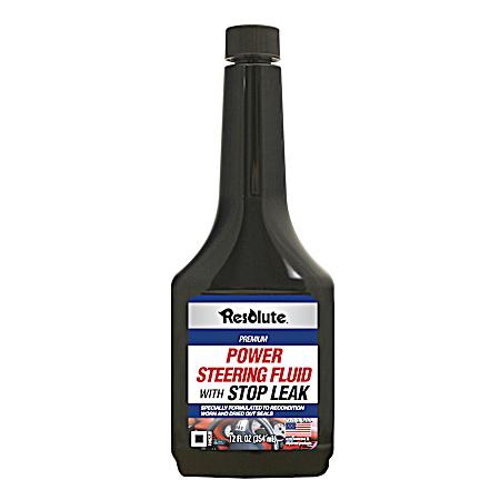 Power Steering Fluid With Stop Leak - 12 Oz.
