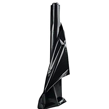 4 MIL Plastic Sheeting - 20 Ft. x 25 Ft. Black