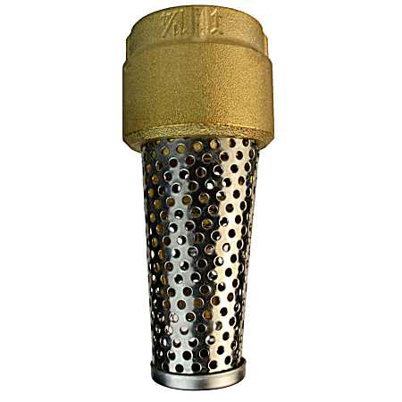 1-1/4 in Brass Foot Valve