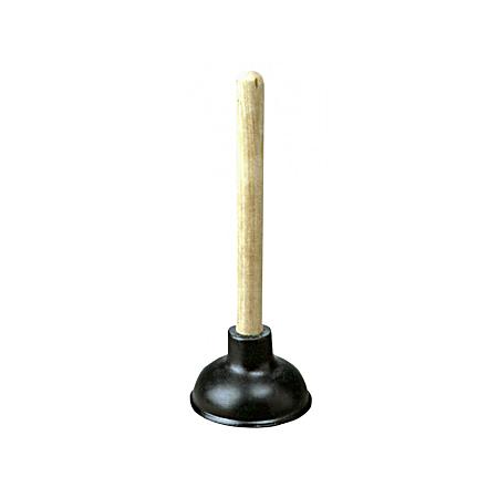 Rubber Force 4 in Cup Plunger w/ a 9 in Handle