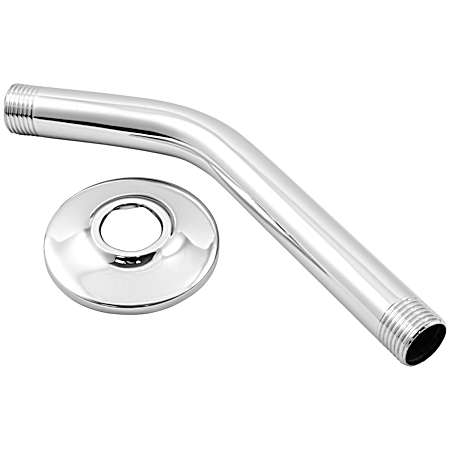 8 in Chrome Shower Arm w/ Flange