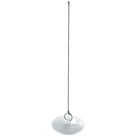1-1/2 in White Tub Stopper w/ Chain