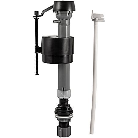 Black/Gray Silent Flush Adjustable Toilet Fill Valve
