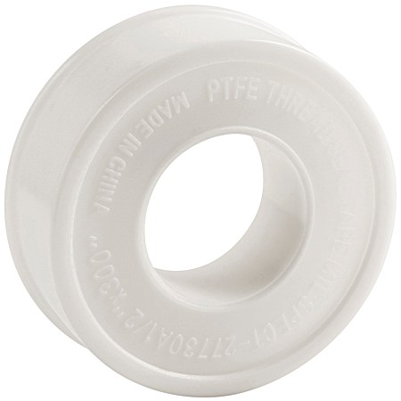1/2 in x 300 in White Pipe Thread Tape