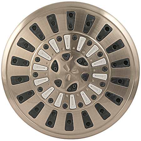 8 in Brushed Nickel Tranquil Fixed Shower Head