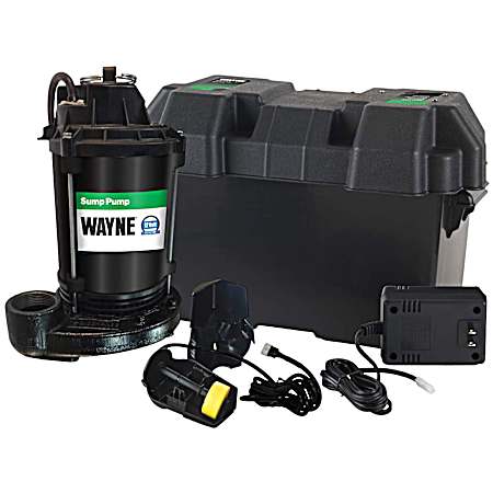12V Battery Back Up Sump Pump