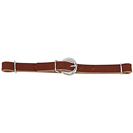 Straight Leather Curb Strap