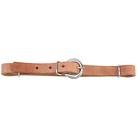 Russet Straight Leather Curb Strap